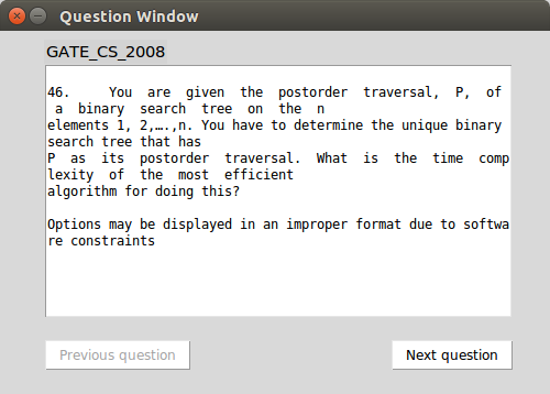 First question that directly matches Binary Search Tree